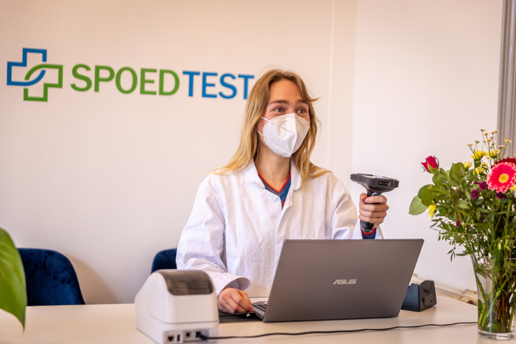 Coronatest afspraak QR-code scannen